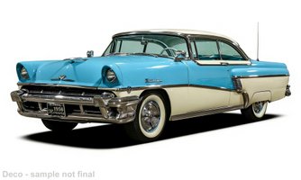 Mercury MontClair Hardtop, blue-beige, 1956